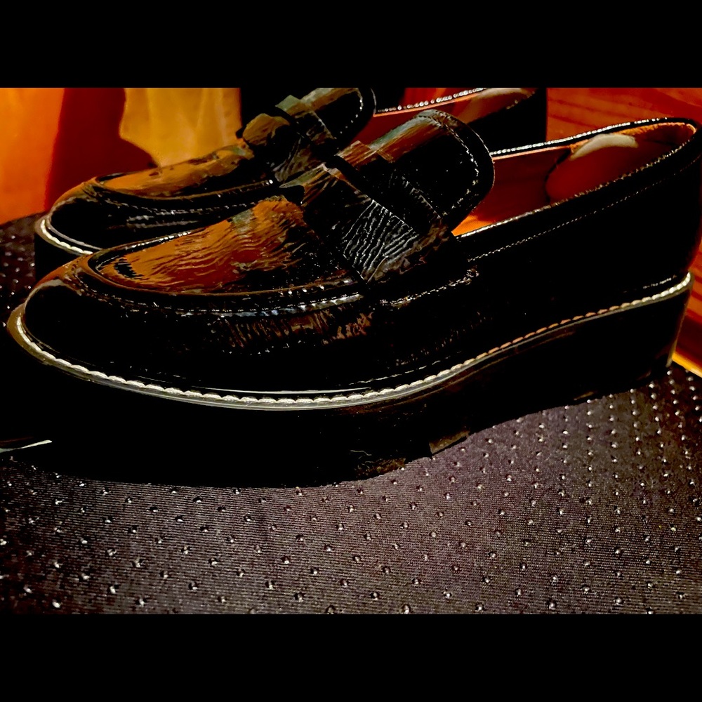 Franco Sarto Platform Penny Loafer size 9 almost new
